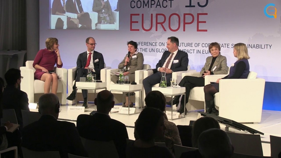 Exklusive Videobeiträge zur Konferenz Global Compact +15 Europe jetzt online