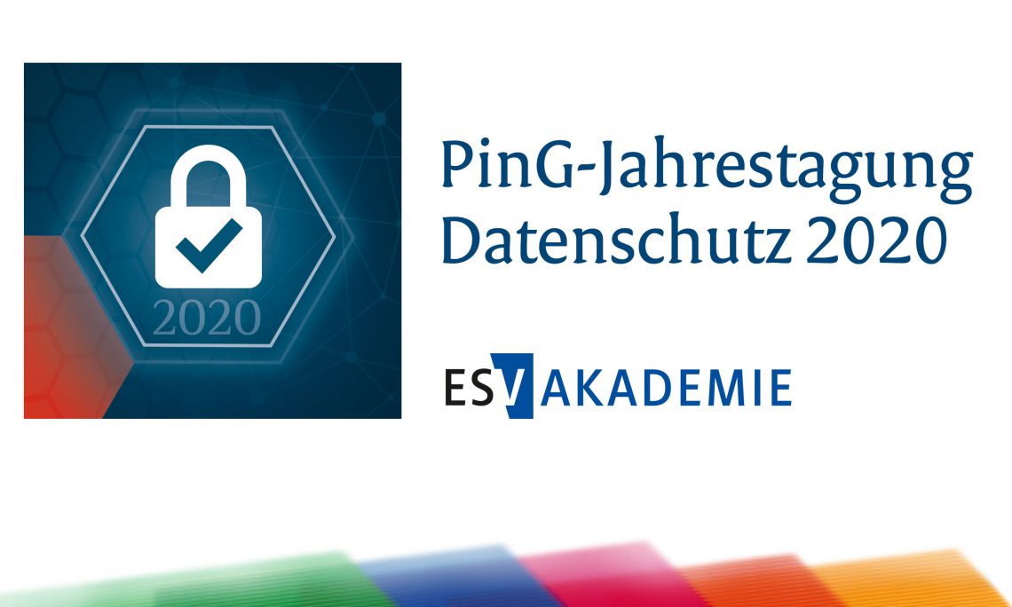 PinG-Jahrestagung Datenschutz am 27. Januar 2020