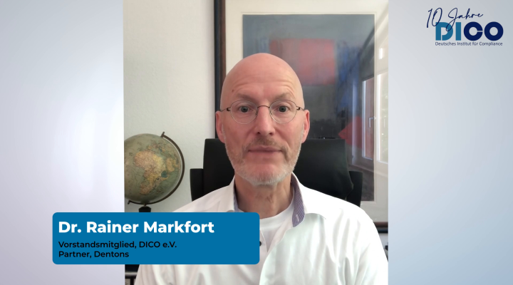 DICO Forum 2022 – Glückwünsche: Rainer Markfort