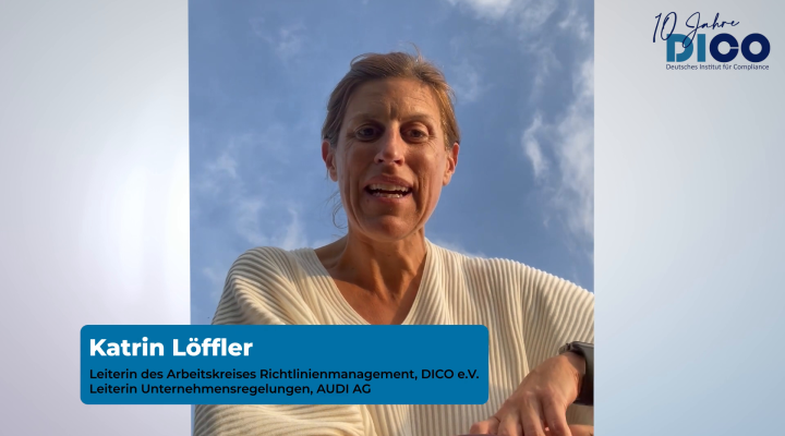 DICO Forum 2022 – Glückwünsche: Katrin Löffler