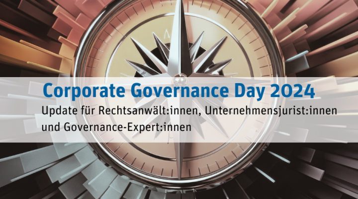 Der “Corporate Governance Day 2024” findet am 12. Juni in Köln statt!