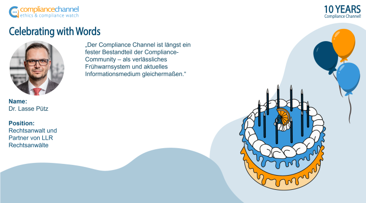 Vielen Dank an Dr. Lasse Pütz!