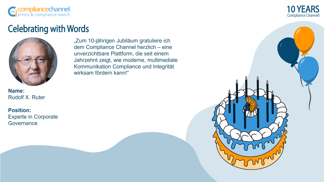 Unser Dank an Rudolf X. Ruter!