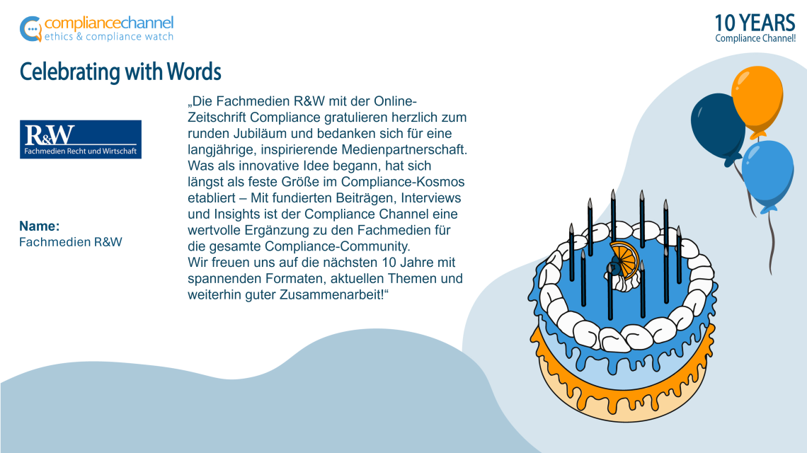 Unser Dankeschön an die Fachmedien Recht und Wirtschaft!