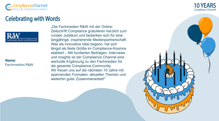 Unser Dankeschön an die Fachmedien Recht und Wirtschaft!