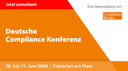Deutsche Compliance Konferenz 2026 – Jetzt anmelden!